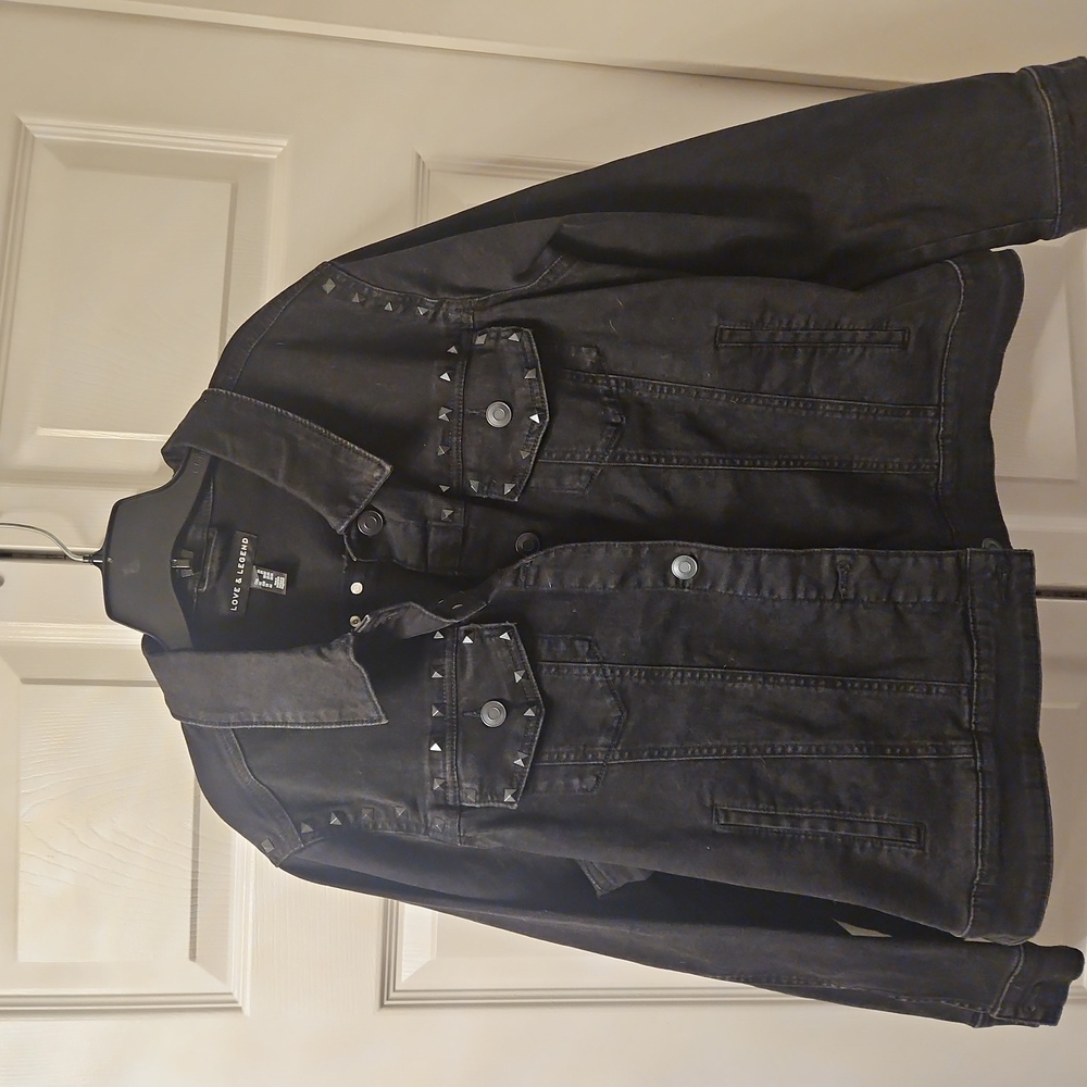 Funky Jean Jacket slight stretch 2X